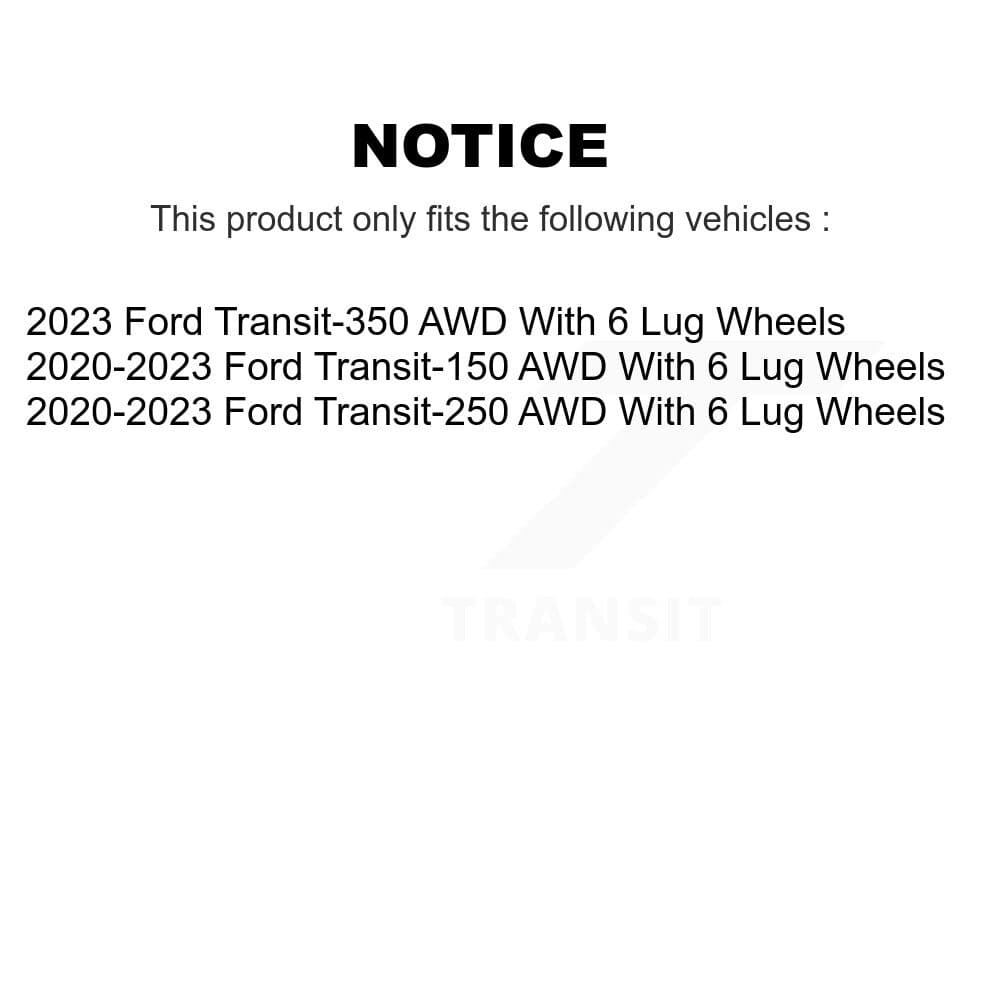 Transit Auto - KGS-103584 - Front and Rear Disc Brake Kits image 19