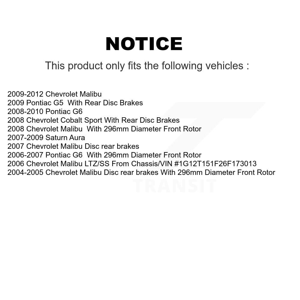 Transit Auto - KGT-100610 - Front and Rear Disc Brake Kits image 24