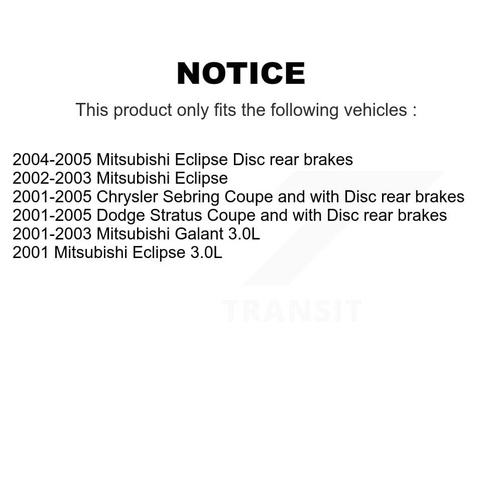 Transit Auto - KGT-100746 - Front and Rear Disc Brake Kits image 24