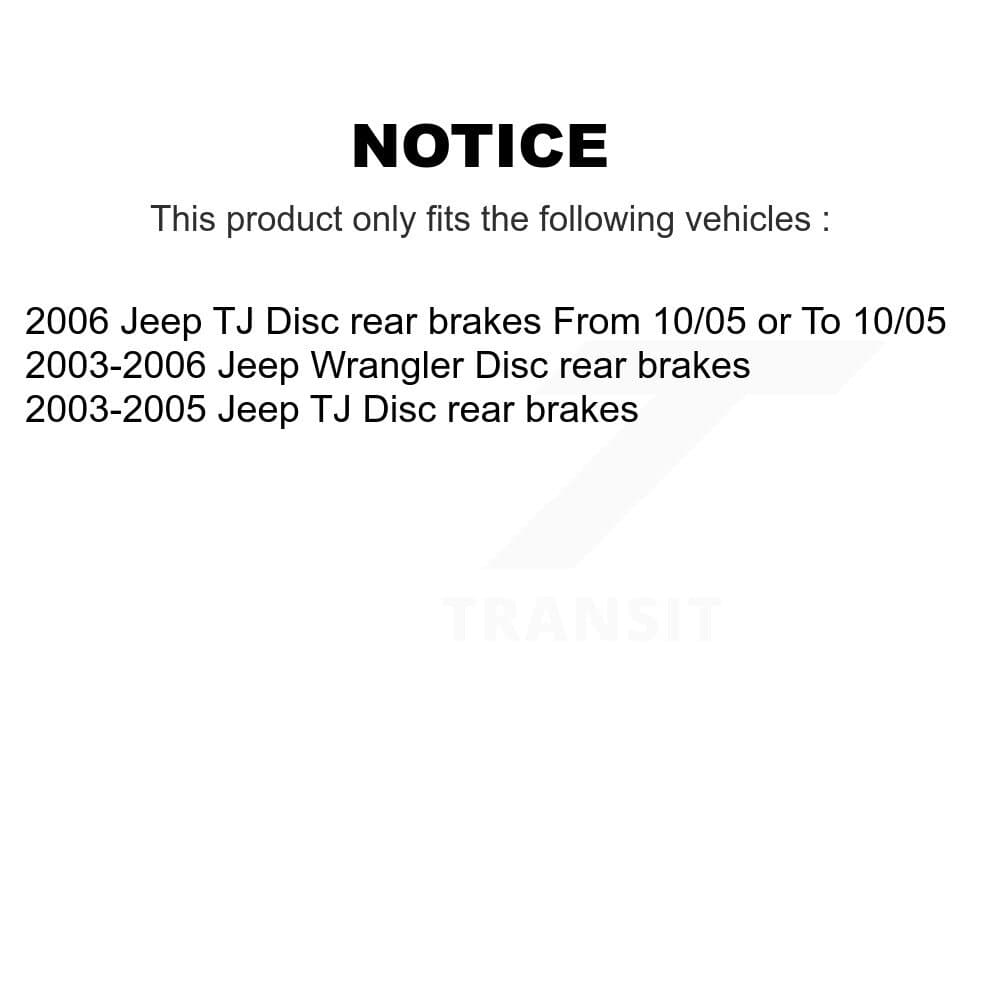 Transit Auto - KGT-100748 - Front and Rear Disc Brake Kits image 24