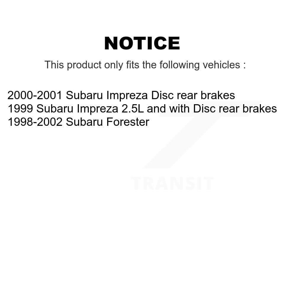 Transit Auto - KGT-100828 - Front and Rear Disc Brake Kits image 24