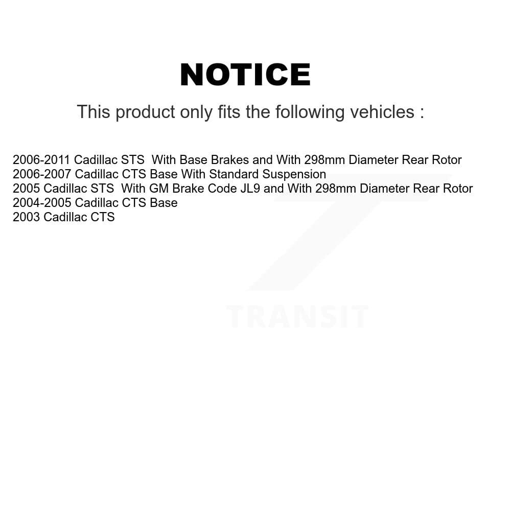 Transit Auto - KGT-101297 - Rear Disc Brake Kits image 24
