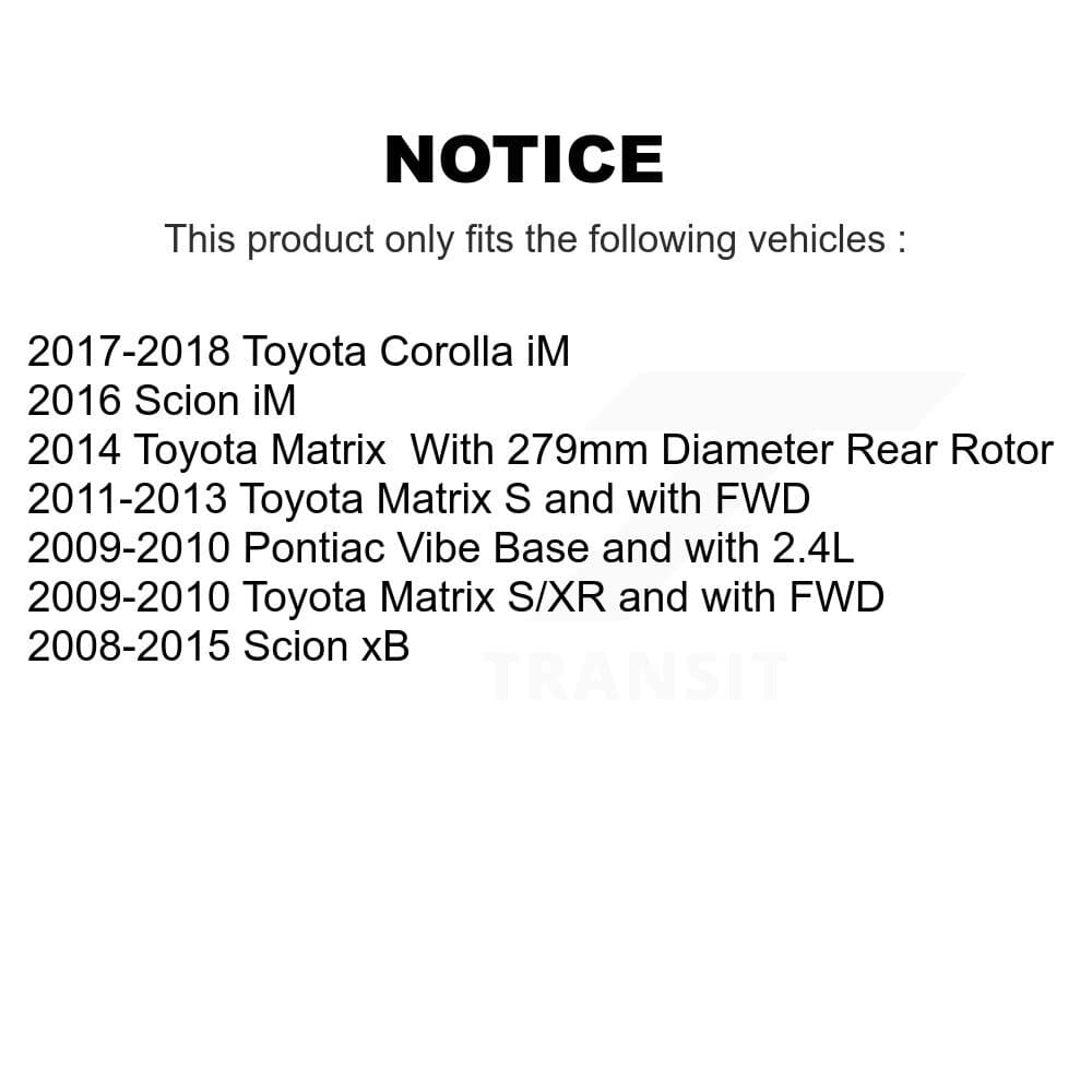 Transit Auto - KGT-101580 - Rear Disc Brake Kits image 24