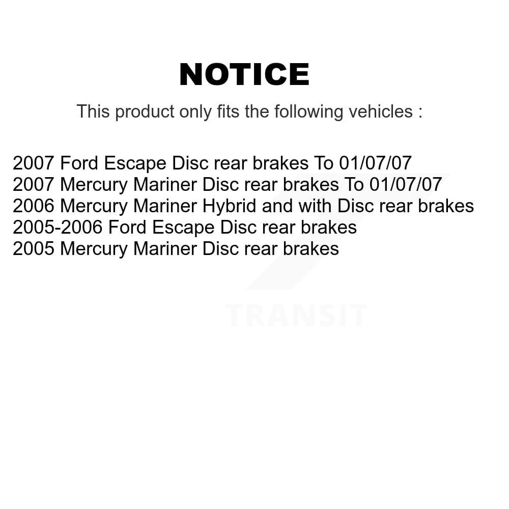 Transit Auto - KGT-101887 - Front and Rear Disc Brake Kits image 24