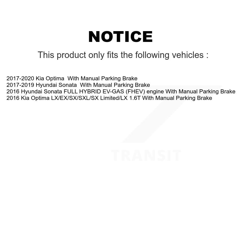 Transit Auto - KGT-101933 - Rear Disc Brake Kits image 24
