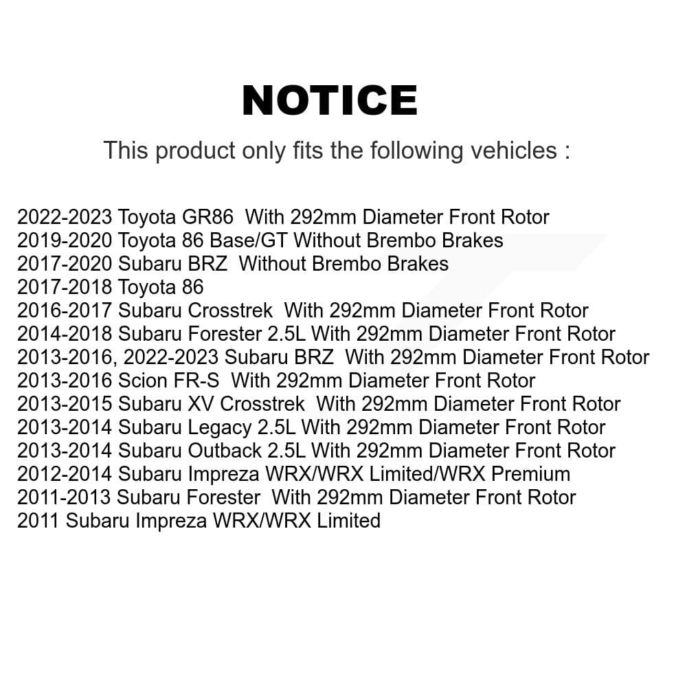 Transit Auto - KGT-102068 - Front Disc Brake Kits image 24