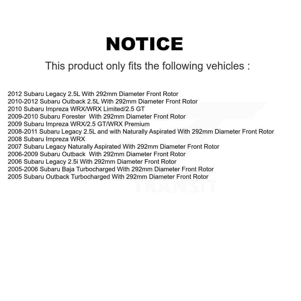 Transit Auto - KGT-102069 - Front Disc Brake Kits image 24