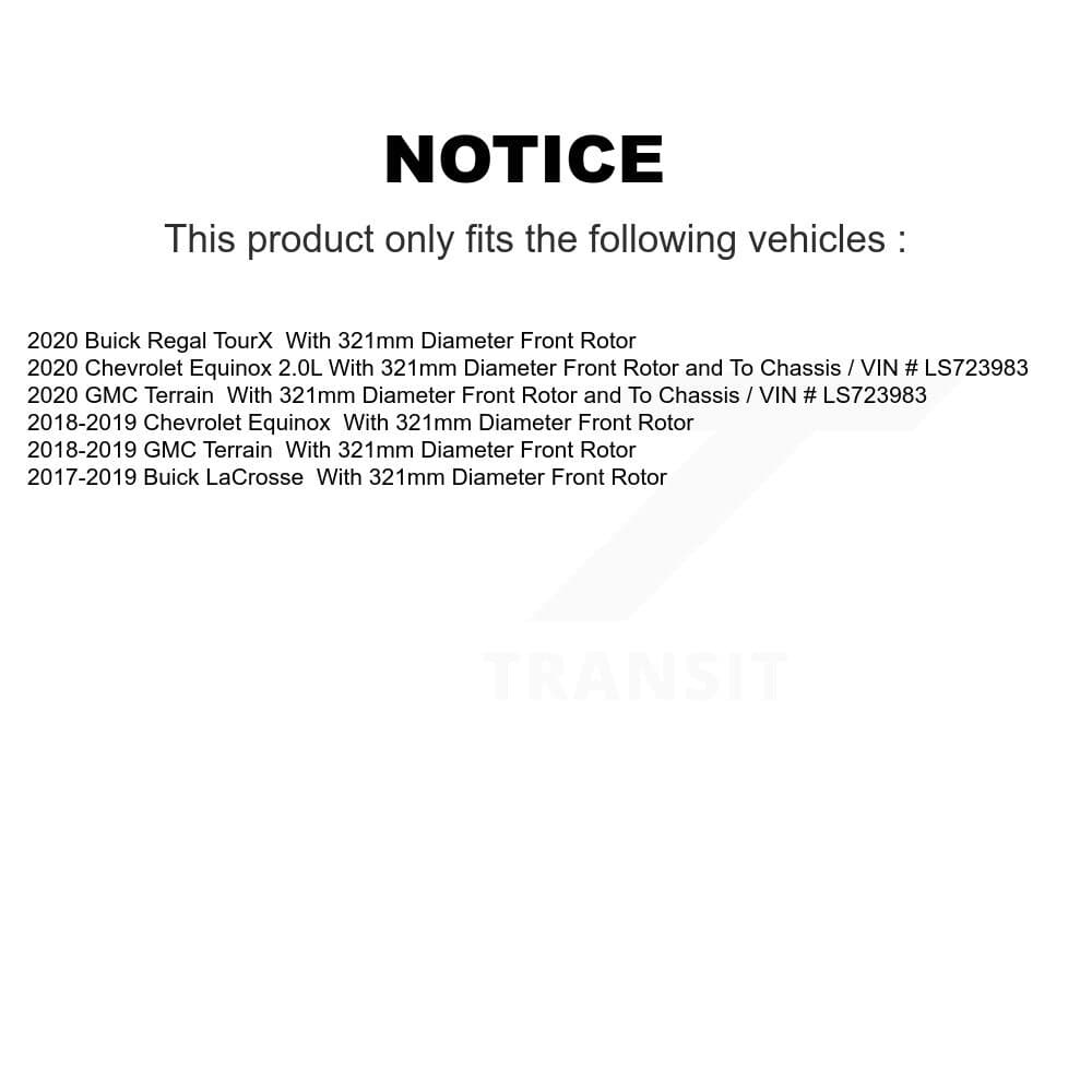 Transit Auto - KGT-102115 - Front and Rear Disc Brake Kits image 24