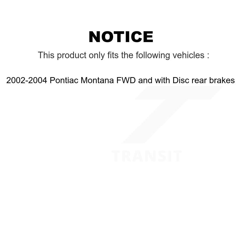 Transit Auto - KGT-102306 - Front and Rear Disc Brake Kits image 24
