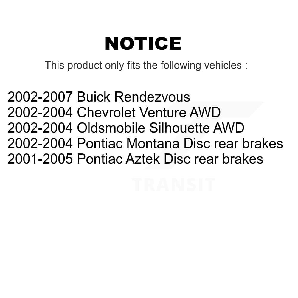 Transit Auto - KGT-102315 - Rear Disc Brake Kits image 24
