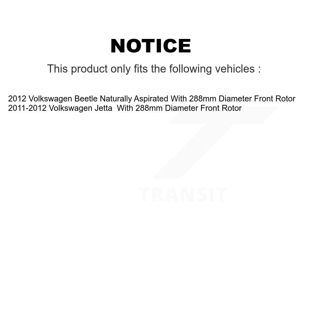 Transit Auto - KGT-102538 - Front and Rear Disc Brake Kits image 24