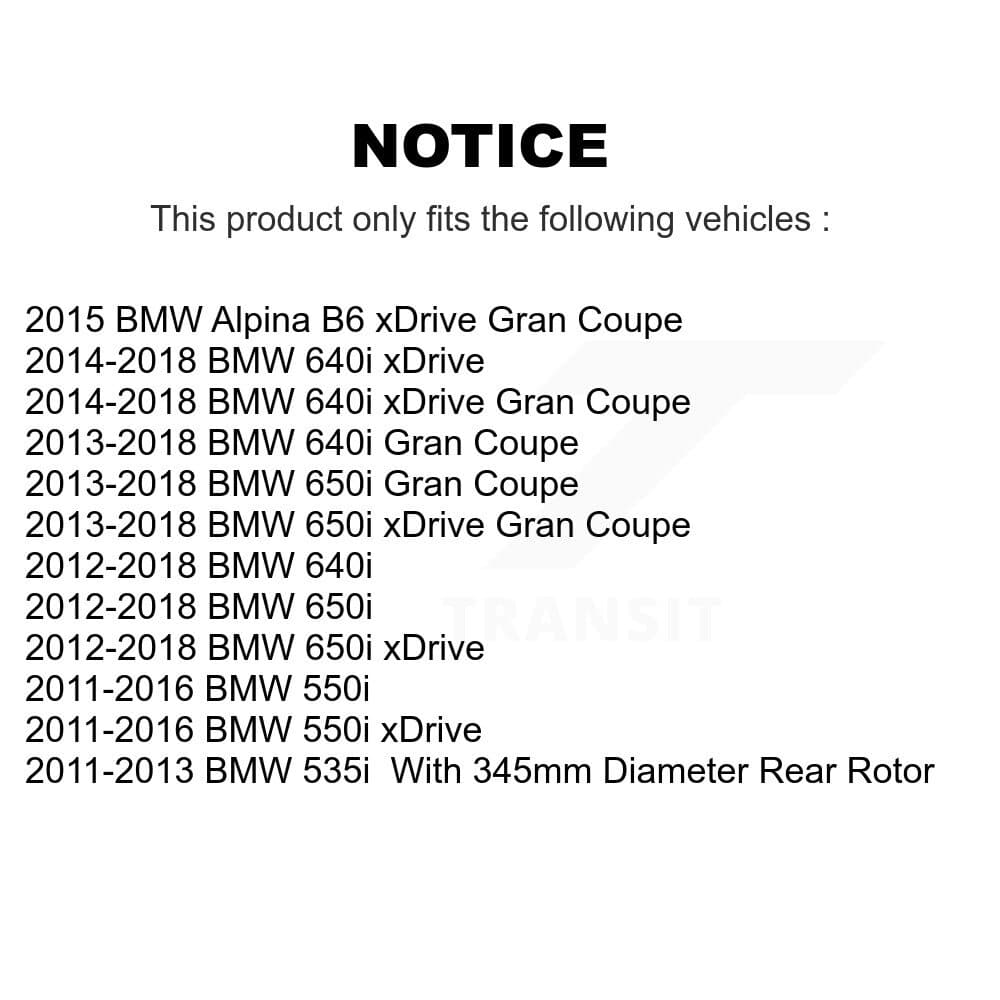 Transit Auto - KGT-102763 - Rear Disc Brake Kits image 24