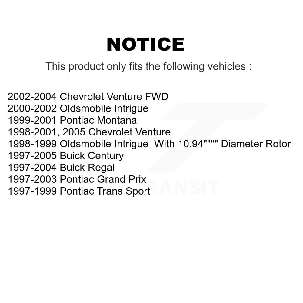 Transit Auto - KGT-102875 - Front and Rear Disc Brake Kits image 24