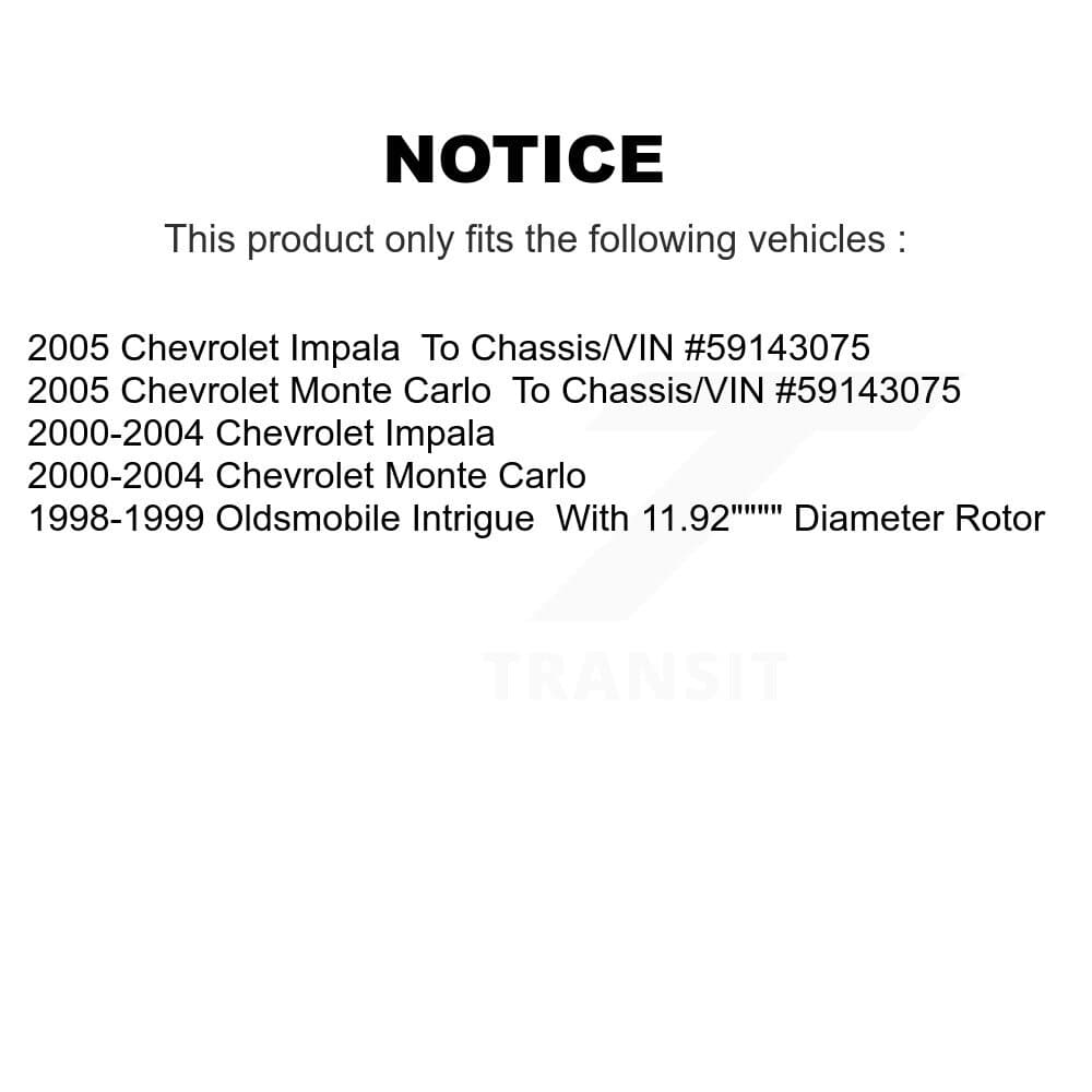 Transit Auto - KGT-102876 - Front and Rear Disc Brake Kits image 24