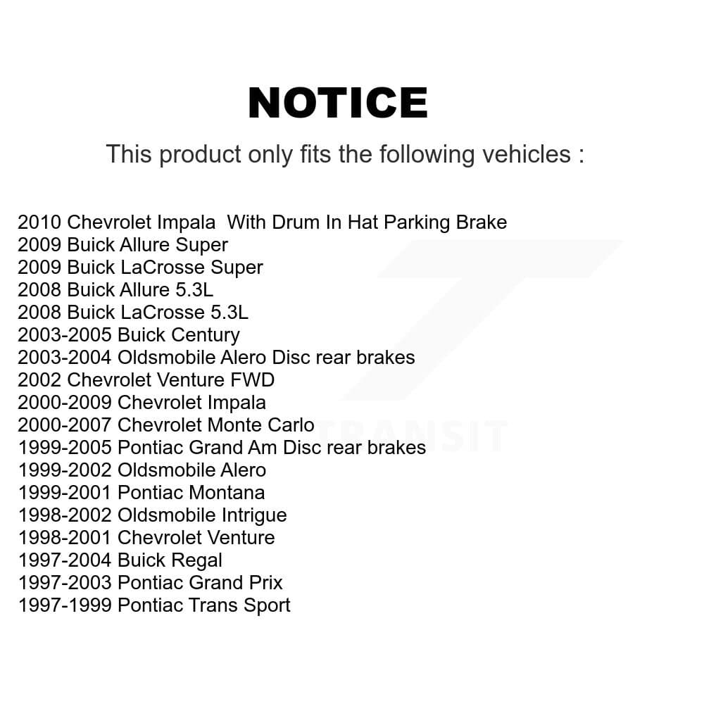 Transit Auto - KGT-103812 - Rear Disc Brake Kits image 24
