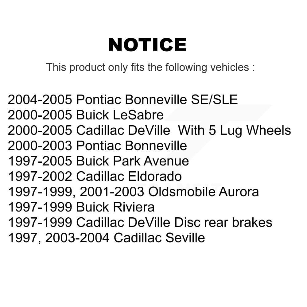 AmeriBRAKES - KNF-100056 - Front and Rear Disc Brake Pad Kits image 14