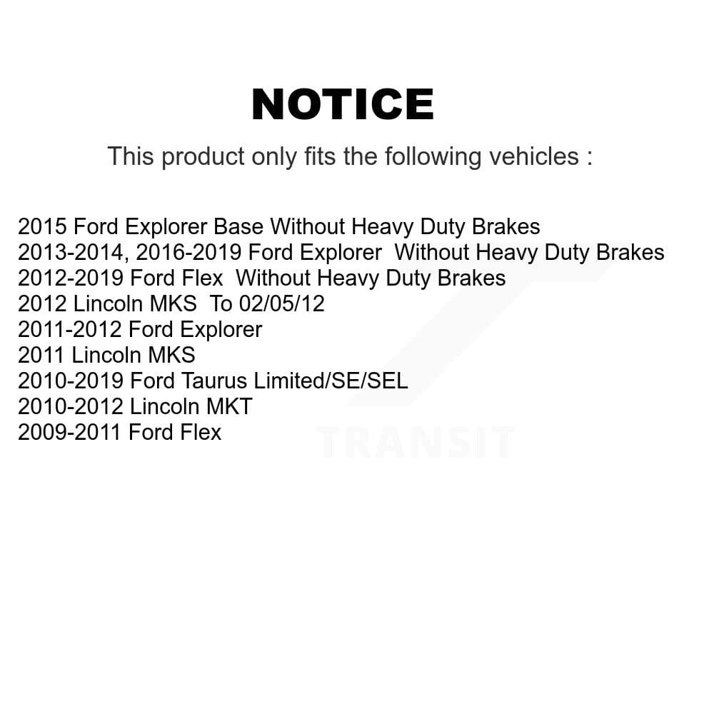 AmeriBRAKES - KNF-100145 - Front and Rear Disc Brake Pad Kits image 8