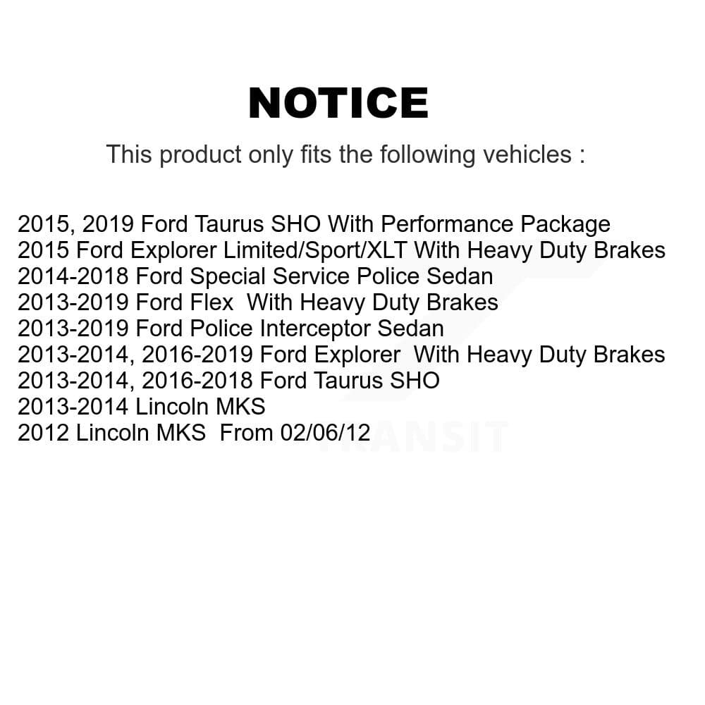 AmeriBRAKES - KNF-100149 - Front and Rear Disc Brake Pad Kits image 8
