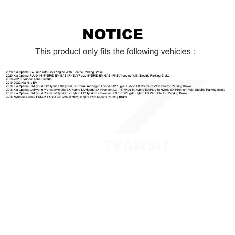 AmeriBRAKES - KNF-100196 - Front and Rear Disc Brake Pad Kits image 14