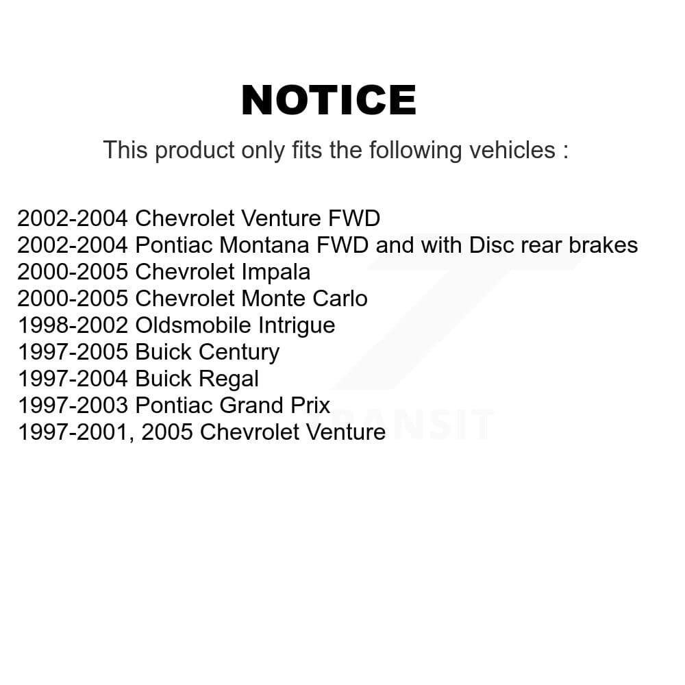 AmeriBRAKES - KNF-100251 - Front and Rear Disc Brake Pad Kits image 8