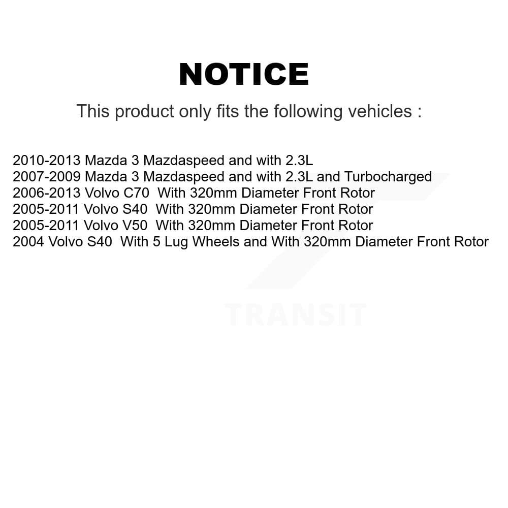 AmeriBRAKES - KNF-100294 - Front and Rear Disc Brake Pad Kits image 8