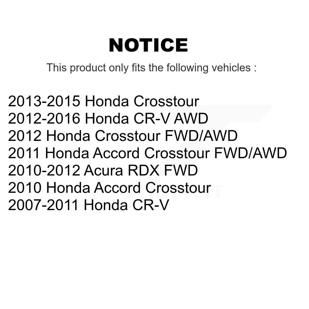 AmeriBRAKES - KNF-100315 - Front and Rear Disc Brake Pad Kits image 8