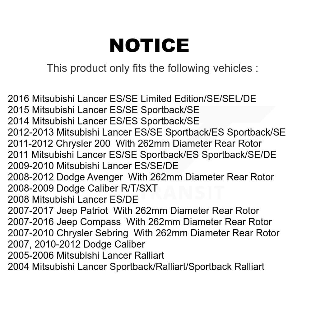AmeriBRAKES - KNF-100338 - Front and Rear Disc Brake Pad Kits image 14