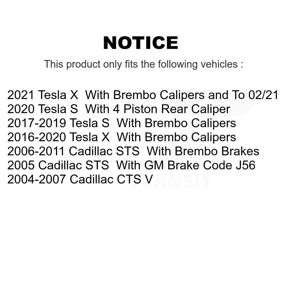 AmeriBRAKES - KNF-100387 - Front and Rear Disc Brake Pad Kits image 8