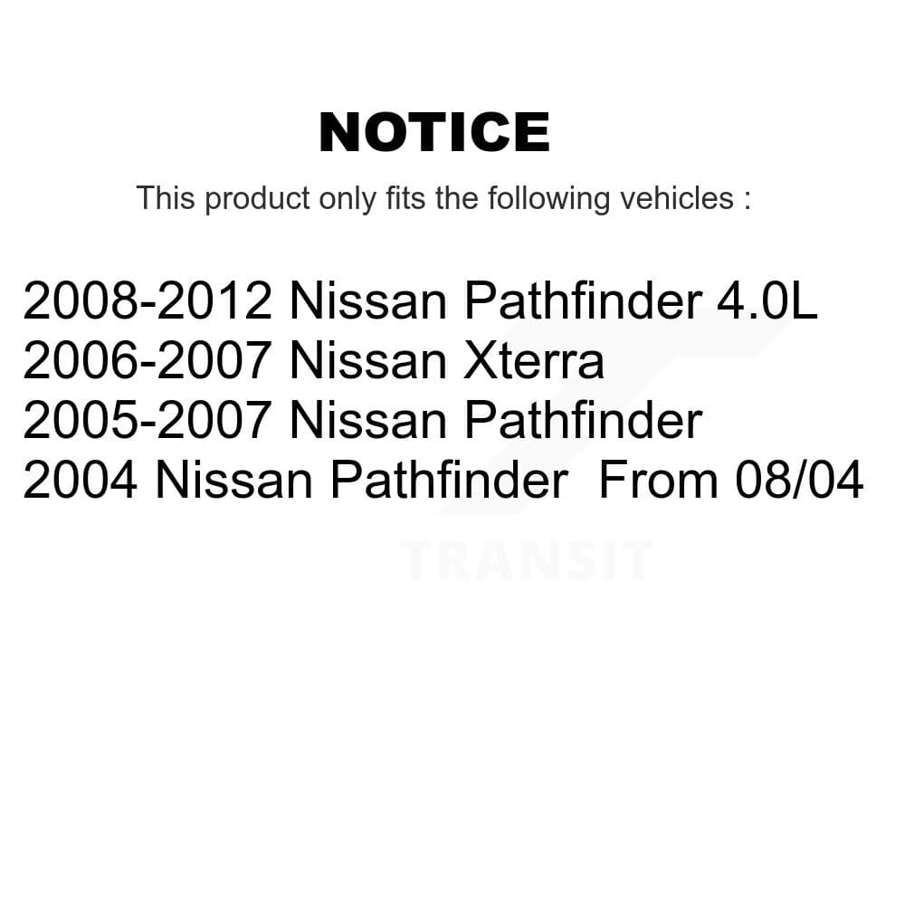 AmeriBRAKES - KNF-100436 - Front and Rear Disc Brake Pad Kits image 14