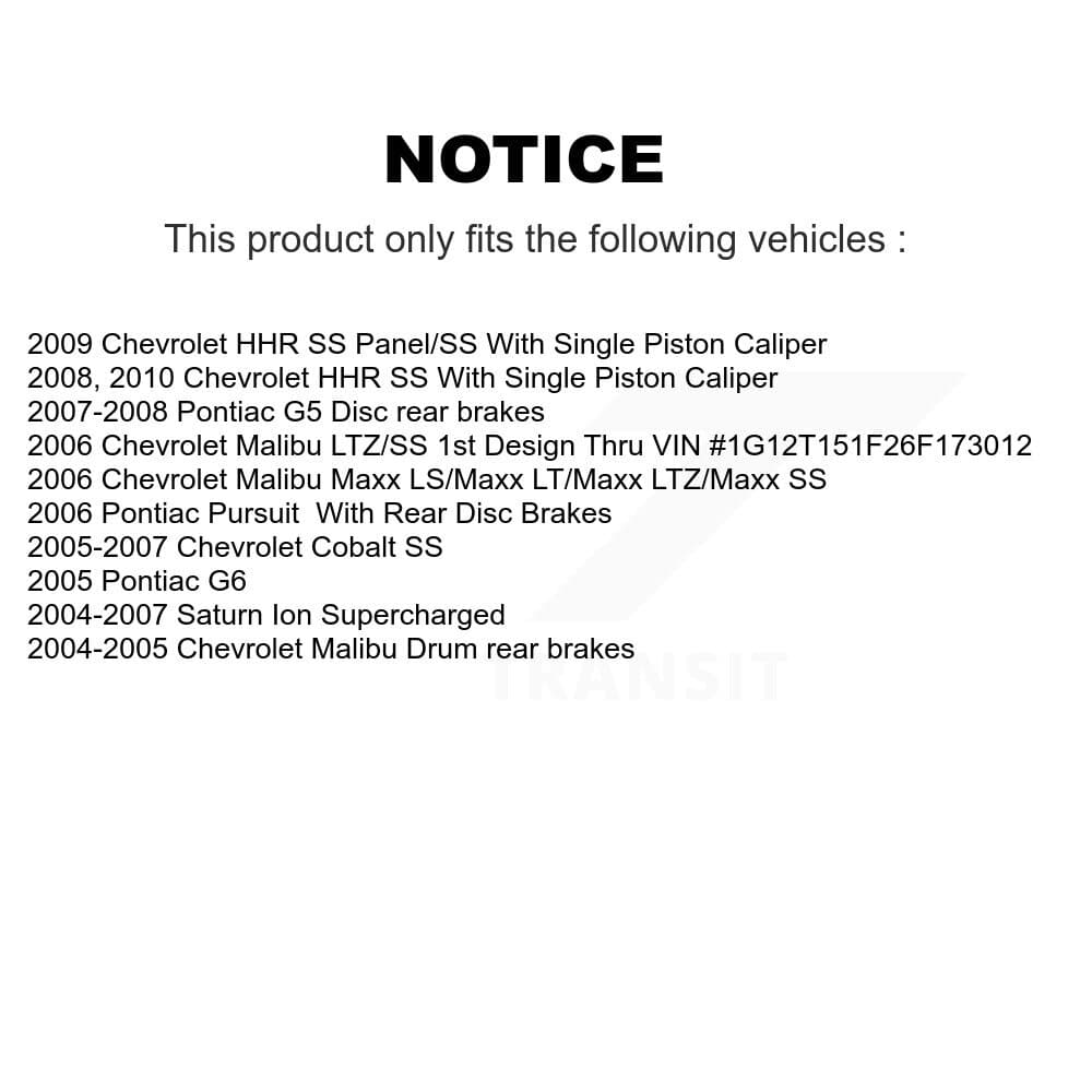 AmeriBRAKES - KNF-100552 - Front and Rear Disc Brake Pad Kits image 8