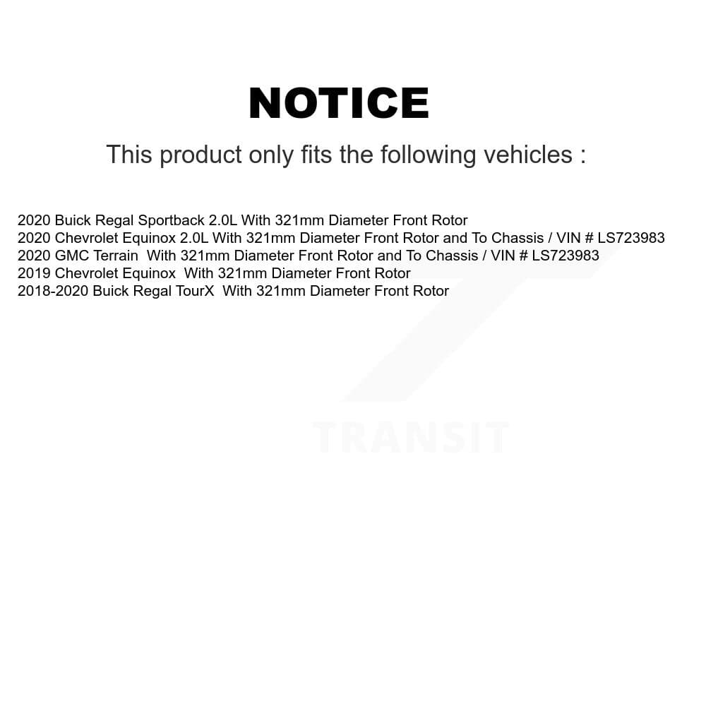 AmeriBRAKES - KNF-100566 - Front and Rear Disc Brake Pad Kits image 14