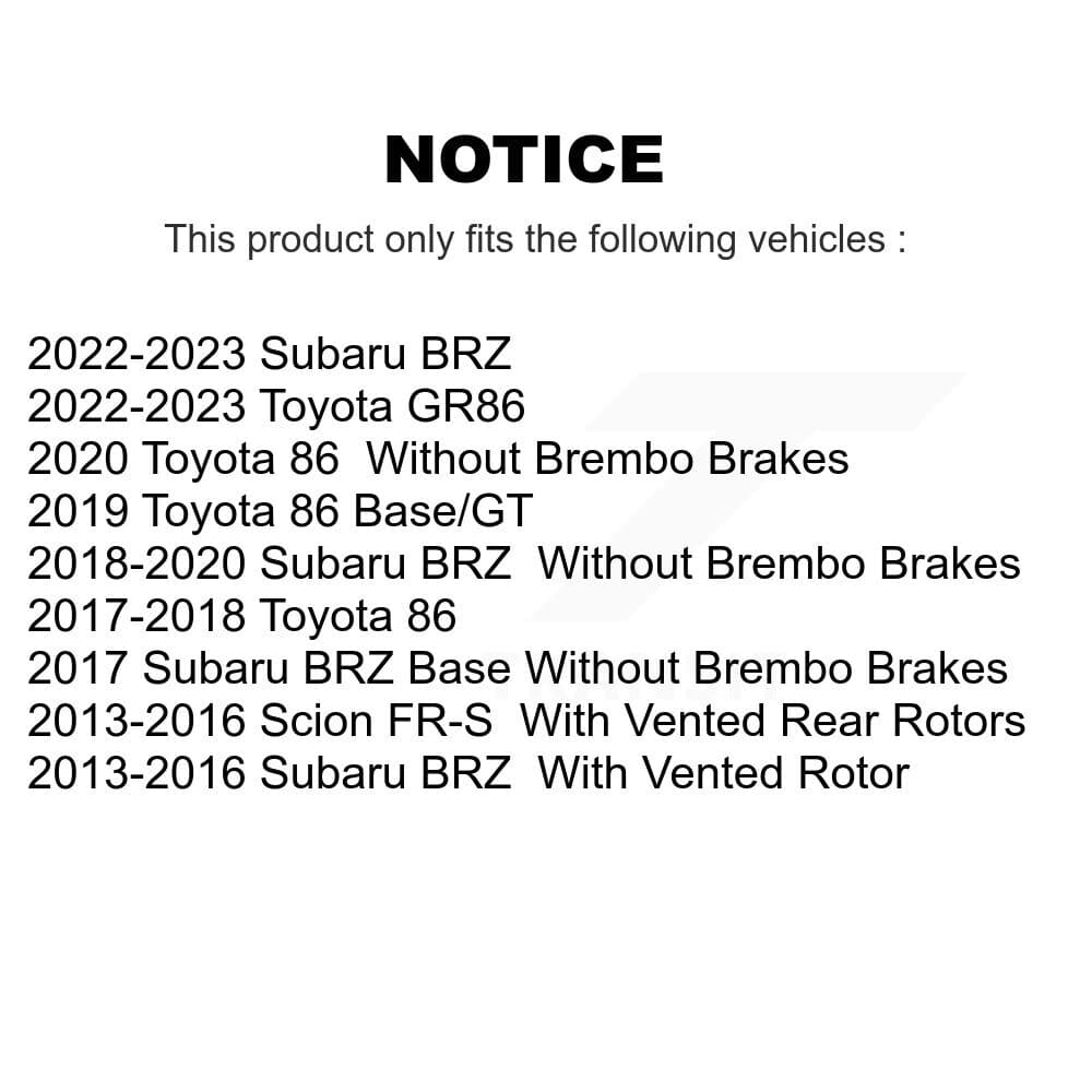 AmeriBRAKES - KNF-100609 - Front and Rear Disc Brake Pad Kits image 14