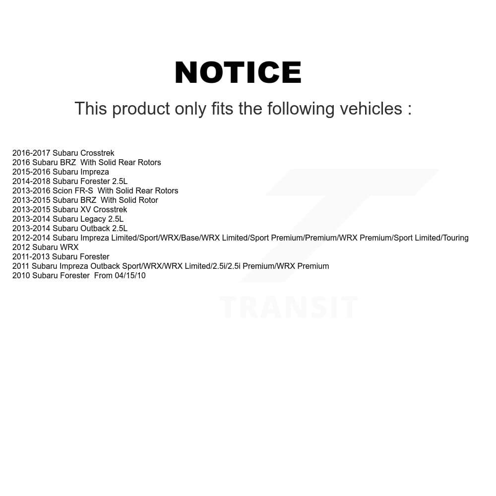 AmeriBRAKES - KNF-100660 - Front and Rear Disc Brake Pad Kits image 8
