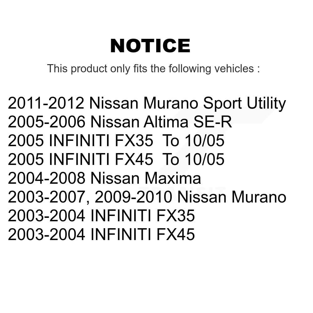 AmeriBRAKES - KNF-100711 - Front and Rear Disc Brake Pad Kits image 8