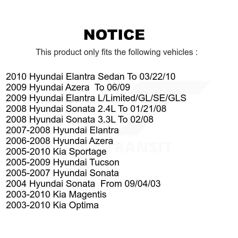 AmeriBRAKES - KNF-100767 - Front and Rear Disc Brake Pad Kits image 8