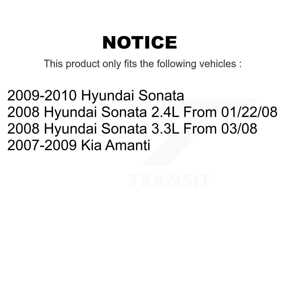 AmeriBRAKES - KNF-100786 - Front and Rear Disc Brake Pad Kits image 14