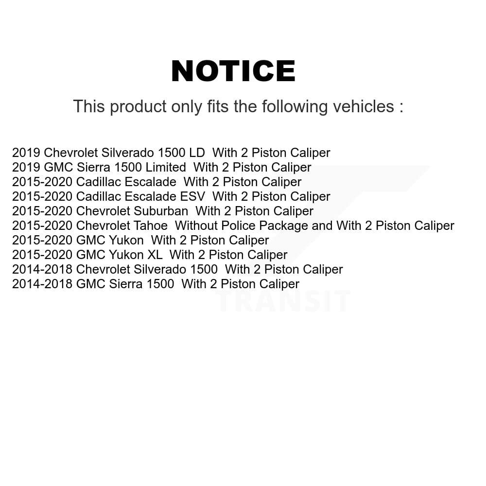 AmeriBRAKES - KNF-100858 - Front and Rear Disc Brake Pad Kits image 8