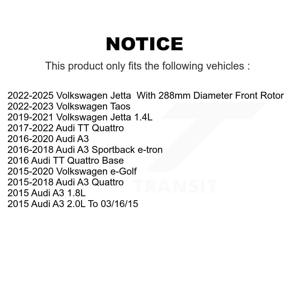 AmeriBRAKES - KNF-101066 - Front and Rear Disc Brake Pad Kits image 8