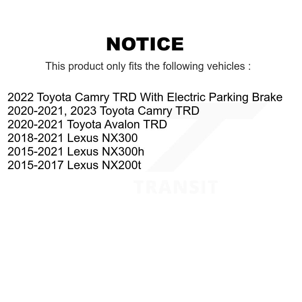 AmeriBRAKES - KNF-101113 - Front and Rear Disc Brake Pad Kits image 14