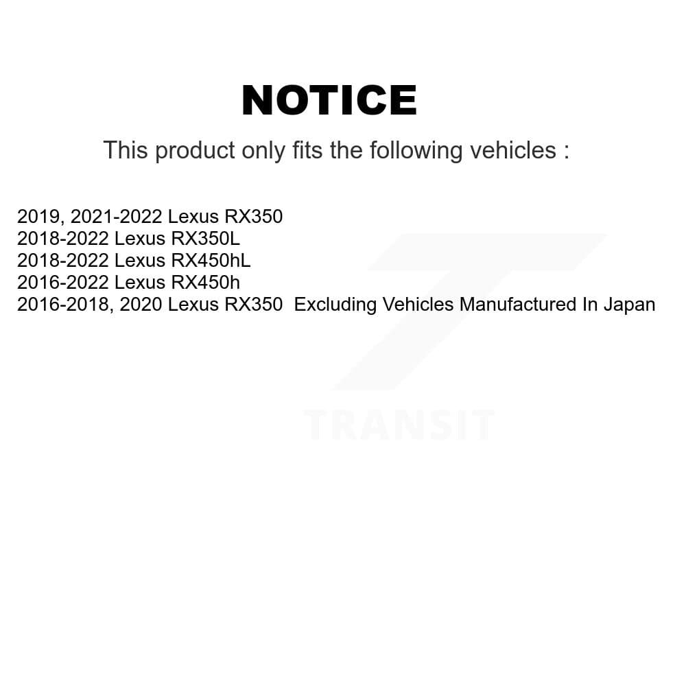 AmeriBRAKES - KNF-101120 - Front and Rear Disc Brake Pad Kits image 14