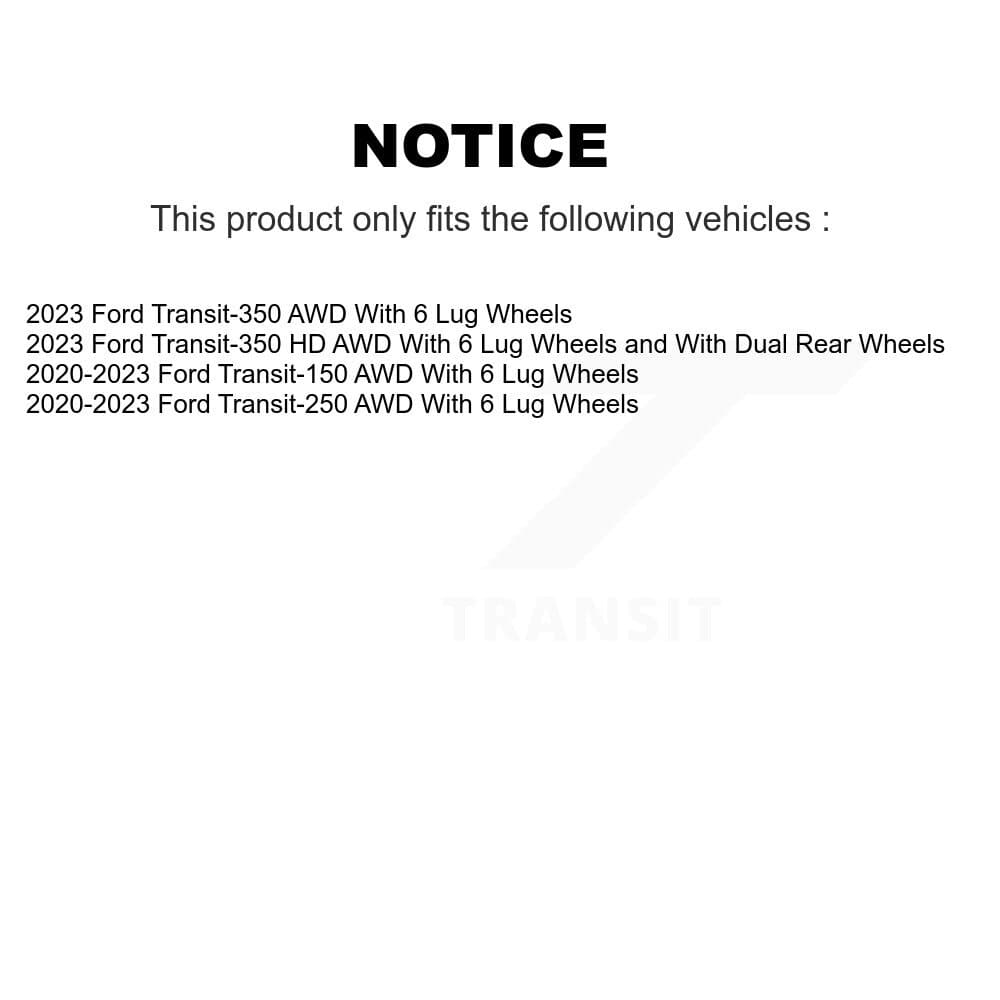 AmeriBRAKES - KNF-101139 - Front and Rear Disc Brake Pad Kits image 8