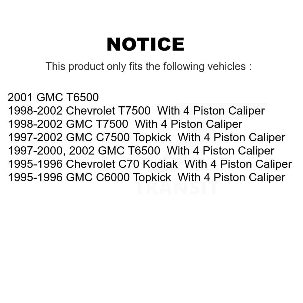 AmeriBRAKES - KNF-101185 - Front and Rear Disc Brake Pad Kits image 8