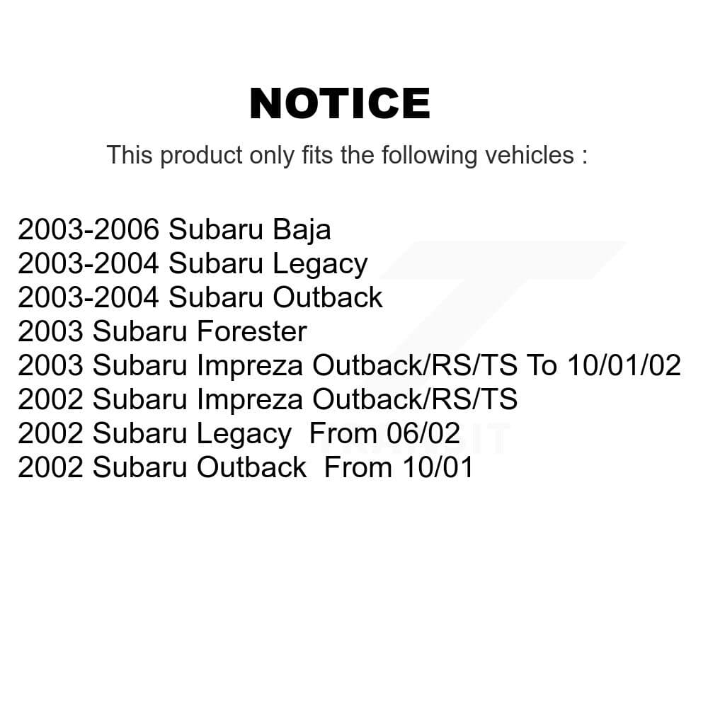 AmeriBRAKES - KNF-101244 - Front and Rear Disc Brake Pad Kits image 8