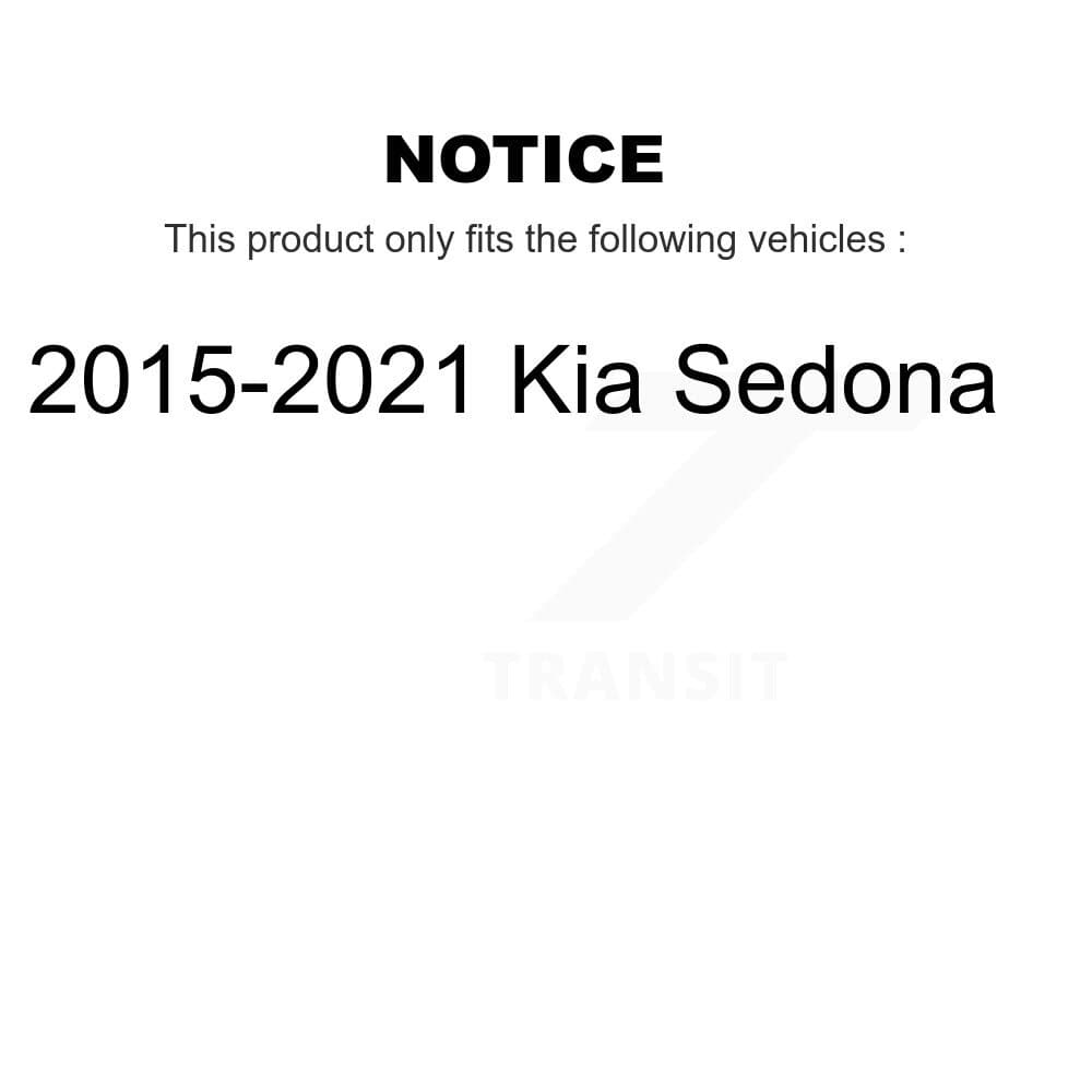 AmeriBRAKES - KNF-101424 - Front and Rear Disc Brake Pad Kits image 8