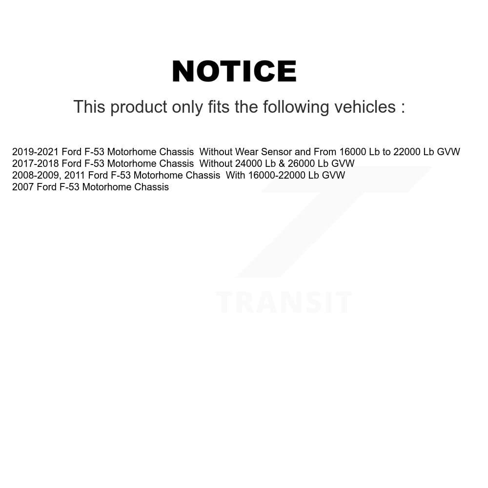 AmeriBRAKES - KNF-101568 - Front and Rear Disc Brake Pad Kits image 8