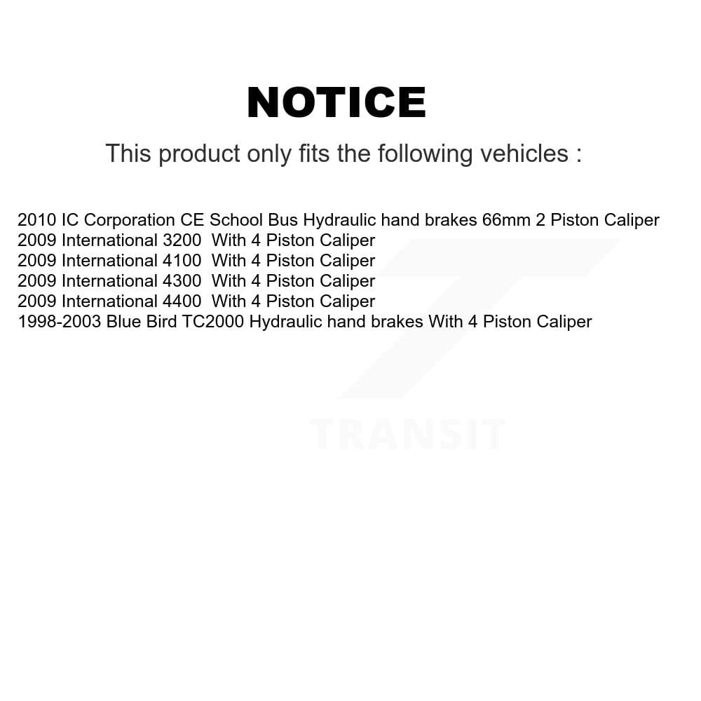 AmeriBRAKES - KNF-101575 - Front and Rear Disc Brake Pad Kits image 8