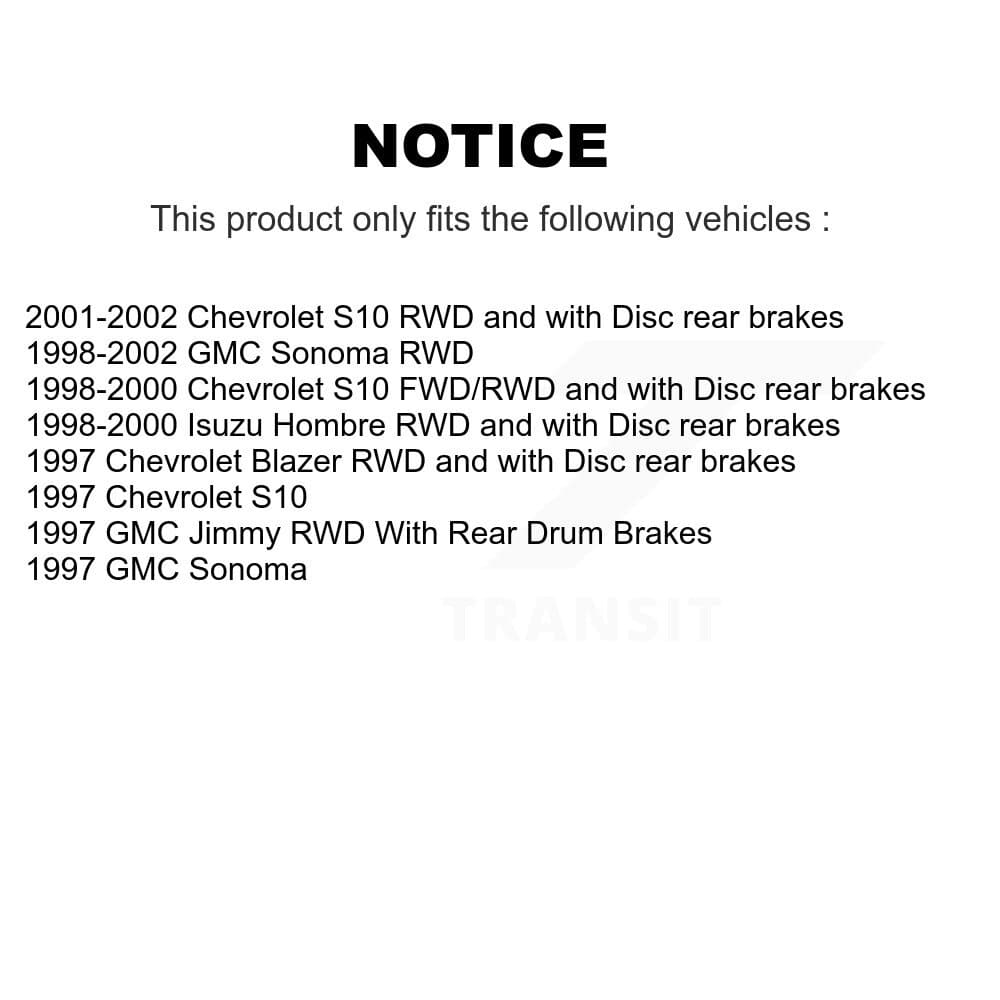 AmeriBRAKES - KNF-101718 - Front and Rear Disc Brake Pad Kits image 14