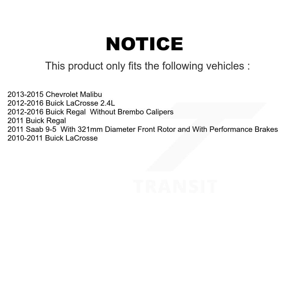 AmeriBRAKES - KNF-101814 - Front and Rear Disc Brake Pad Kits image 8
