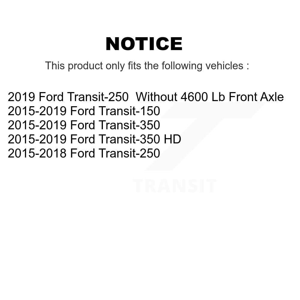 AmeriBRAKES - KNF-101873 - Front and Rear Disc Brake Pad Kits image 8