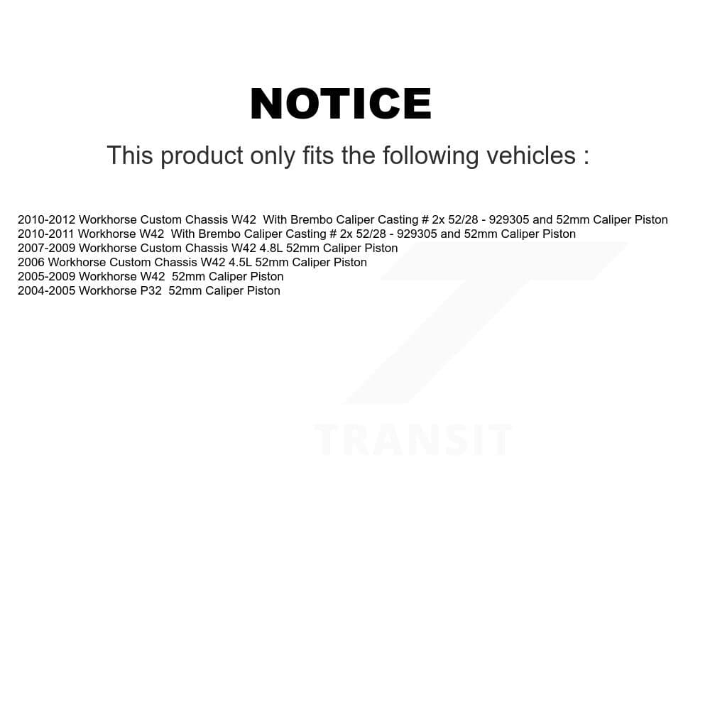 AmeriBRAKES - KNF-101952 - Front and Rear Disc Brake Pad Kits image 8
